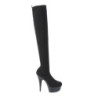 Pleaser DELIGHT-3002-1 Black Knit Fabric Sale Women