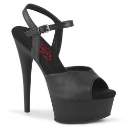 Pleaser EXCITE-609 Black Vegan Leather Sale Women