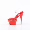 Pleaser ADORE-708 Chrome Platform High Heeled Sandals