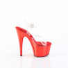 Pleaser ADORE-708 Chrome Platform High Heeled Sandals