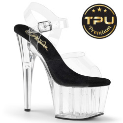 Pleaser ADORE-708PREM Black Insole Platform High Heels