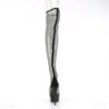 Pleaser DELIGHT-3009 Mesh Stretch Over The Knee Boots