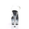 Pleaser ASPIRE-608STD Black Strass Platform High Heels