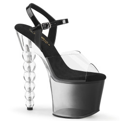 Pleaser BLISS-708-1BC Pearl Heeled Ombre Platform Shoes