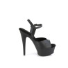 Pleaser EXCITE-609 Black Vegan Leather Sale Women