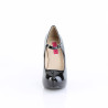Pleaser Pink Label CHLOE-02 Black Patent Heels Men