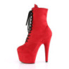 Pleaser ADORE-1020FS Red Vegan Suede Sale Women