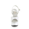 Pleaser EXCITE-609 White Patent Sale Women