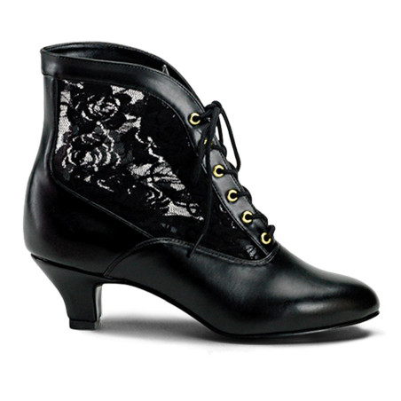 Funtasma DAME-05 Black Vegan Lace Boots Men