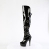 Pleaser DELIGHT-3018 Platform Overknee Buckle Boots