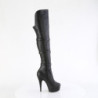 Pleaser DELIGHT-3018 Black Vegan Leather Sale Women