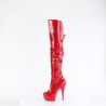 Demonia DOLLIE-01 Black Vegan Punk Lolita Platform Pumps