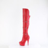 Pleaser DELIGHT-3018 Red Vegan Leather Sale Women