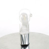 Pleaser ENCHANT-708 Silver Chrome High Heeled Pole Shoes