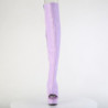 Pleaser DELIGHT-3019 Lavender Laced Thigh High Boots
