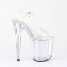Pleaser FLAMINGO-808MMG Exotic High Heel Pole Dance Shoes