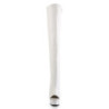 Pleaser DELIGHT-3019 White Laced Thigh High Boots