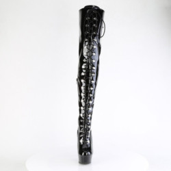 Pleaser DELIGHT-3022 Black Patent Sale Women