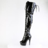 Pleaser DELIGHT-3022 Black Patent Sale Women