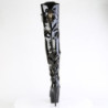 Pleaser DELIGHT-3022 Black Patent Sale Women