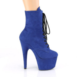 Pleaser ADORE-1020FS Blue Vegan Suede Sale Women