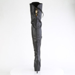 Pleaser DELIGHT-3022 Black Vegan Leather Sale Women
