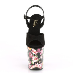Pleaser FLAMINGO-809WR Black Exotic Pole Dance High Heels