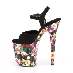 Pleaser FLAMINGO-809WR Black Exotic Pole Dance High Heels