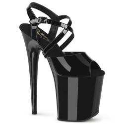 Pleaser FLAMINGO-824 Patent Exotic Pole Dance High Heels