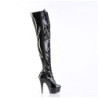 Pleaser DELIGHT-3023 Platform Overknee Laced Boots