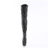 Pleaser DELIGHT-3023 Black Vegan Leather Sale Women