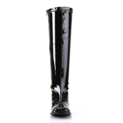 Funtasma GOGO-300WC Black Patent Gogo Wide Calf Boots