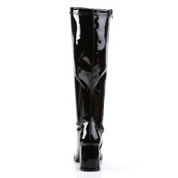 Funtasma GOGO-300WC Black Patent Gogo Wide Calf Boots