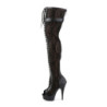 Pleaser DELIGHT-3025ML Platform Overknee Laced Boots