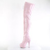 Pleaser DELIGHT-3027 Rose White Patent Sale Women