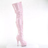 Pleaser DELIGHT-3027 Rose White Patent Sale Women