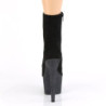 Pleaser ADORE-1020FSMG Black Vegan Suede Glitter Sale