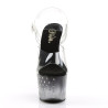 Pleaser STARDUST-708T Black High Heeled Pole Dance Shoes