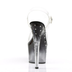 Pleaser STARDUST-708T Black High Heeled Pole Dance Shoes