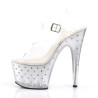 Pleaser STARDUST-708T Clear High Heeled Pole Dance Shoes