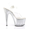 Pleaser STARDUST-708T Clear High Heeled Pole Dance Shoes