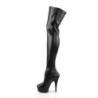 Pleaser DELIGHT-3050 Vegan Laced Thigh High Boots