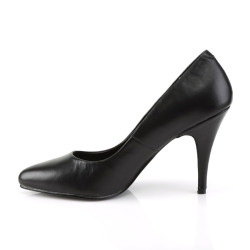 Pleaser VANITY-420 Black Leather Sale Women
