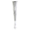 Pleaser DELIGHT-3063 White Laced Thigh High Boots