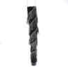 Pleaser DELIGHT-3065 Black Vegan Suede Silver Sale Women