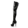 Pleaser DELIGHT-4000 Black Patent Sale Women