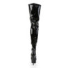 Pleaser DELIGHT-4000 Black Patent Sale Women