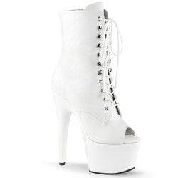 Pleaser ADORE-1021 White Vegan Leather Sale Women