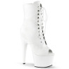 Pleaser ADORE-1021 White Vegan Leather Sale Women