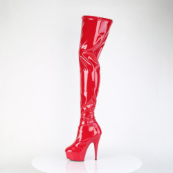 Pleaser DELIGHT-4000 Red Patent Sale Women